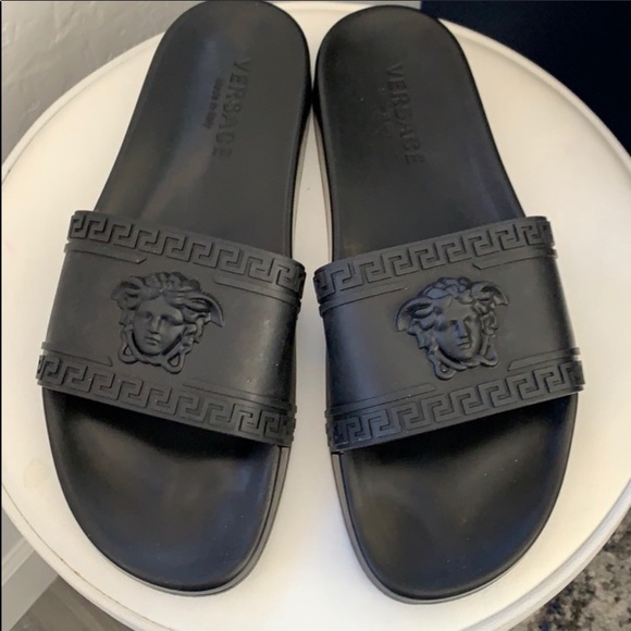 versace rubber sandals